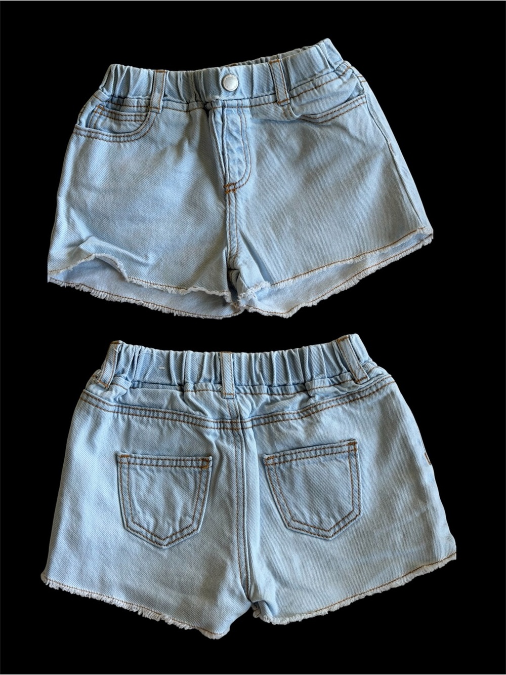 ZaraLight Wash Denim Shorts - Baby/Toddler